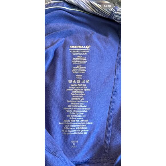 MERRELL Leelani Sapphire Blue Skirt Skort Pickleball Tennis Casual Women's SZ M - Picture 9 of 9